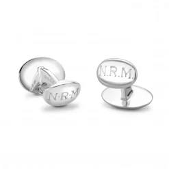 Sterling Silver Union Jack Enamel Cufflinks