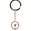 Sterling Silver Vintage Steering Wheel Keyring