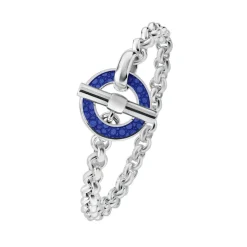 Sterling Silver Vitreous Enamel Shagreen Bracelet