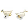 Sterling Silver Waddling Duck Cufflinks