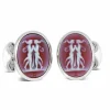 Sterling Silver Zodiac Cufflinks - Gemini