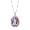 Sterling Silver Zodiac Pendant - Aquarius