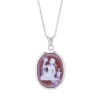 Sterling Silver Zodiac Pendant - Virgo