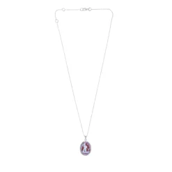Sterling Silver Zodiac Pendant - Aquarius