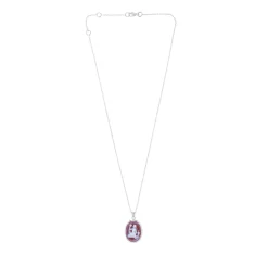 Sterling Silver Zodiac Pendant - Virgo