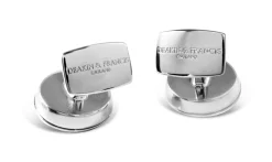 Sun And Planet Gear Cufflinks In Black
