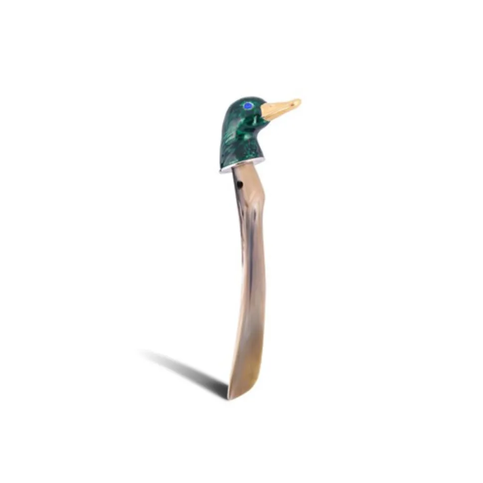 Travel Size Enamel Duck Head Shoehorn