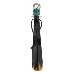 Travel Size Enamel Pheasant Head Shoehorn