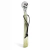 Travel Size Shoehorn with High Shine Skull Head