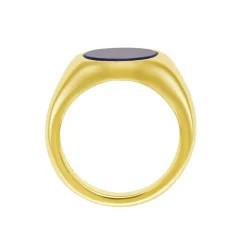 Yellow Gold Stone Set Lapis Lazuli Signet Ring