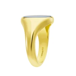 Yellow Gold Stone Set Sardonyx Signet Ring